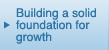 Building a solid foundation for growth